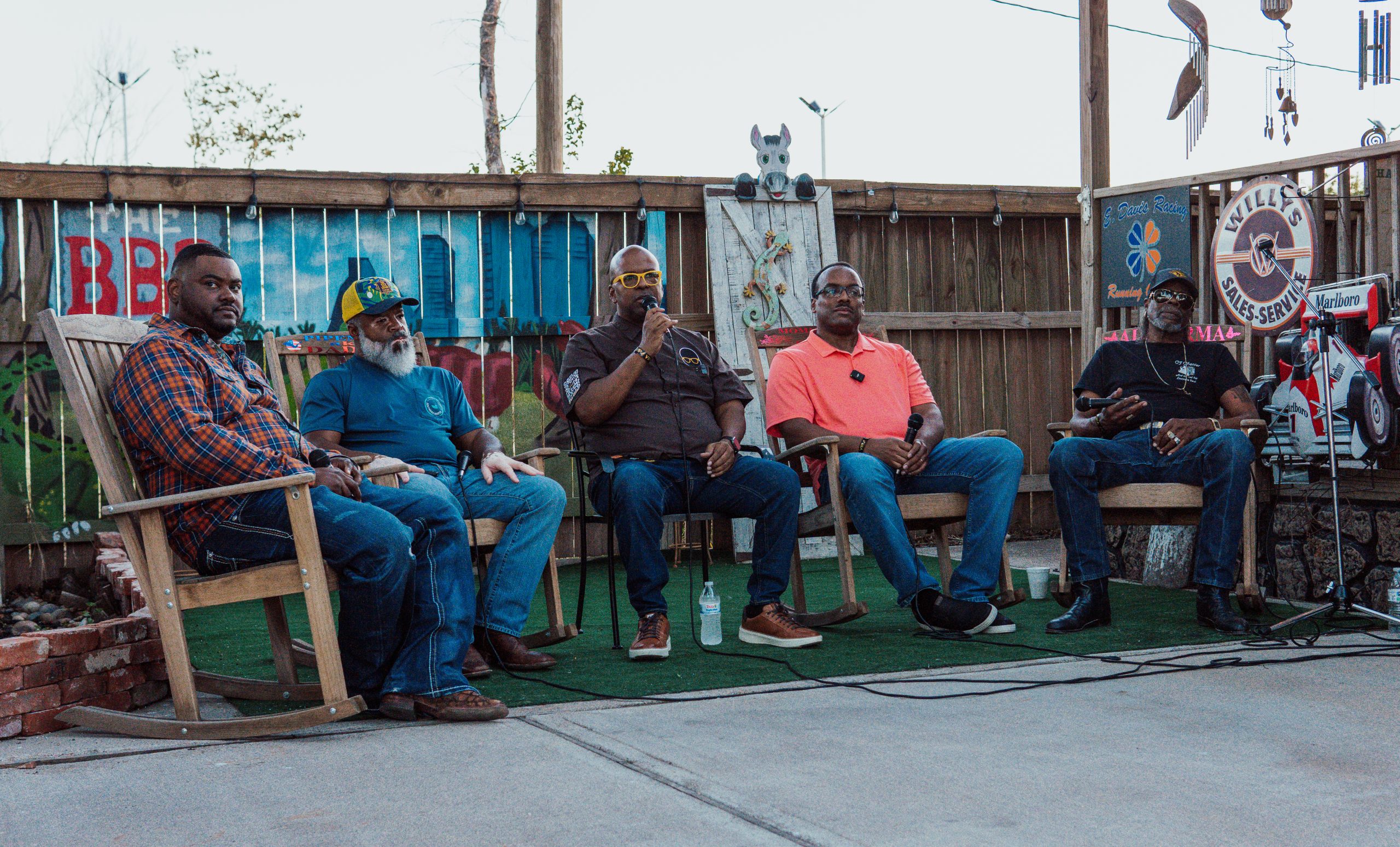 Front Porch Talks Houston Panel - Sean Ardoin, Herman Fuselier, and Craig Jones